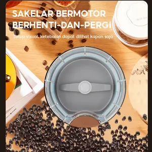 HAN RIVER Grinder Electric Coffee Grinder Blender Serbaguna Giling Biji Kopi / Kacang / Bumbu HRYMJ01BU