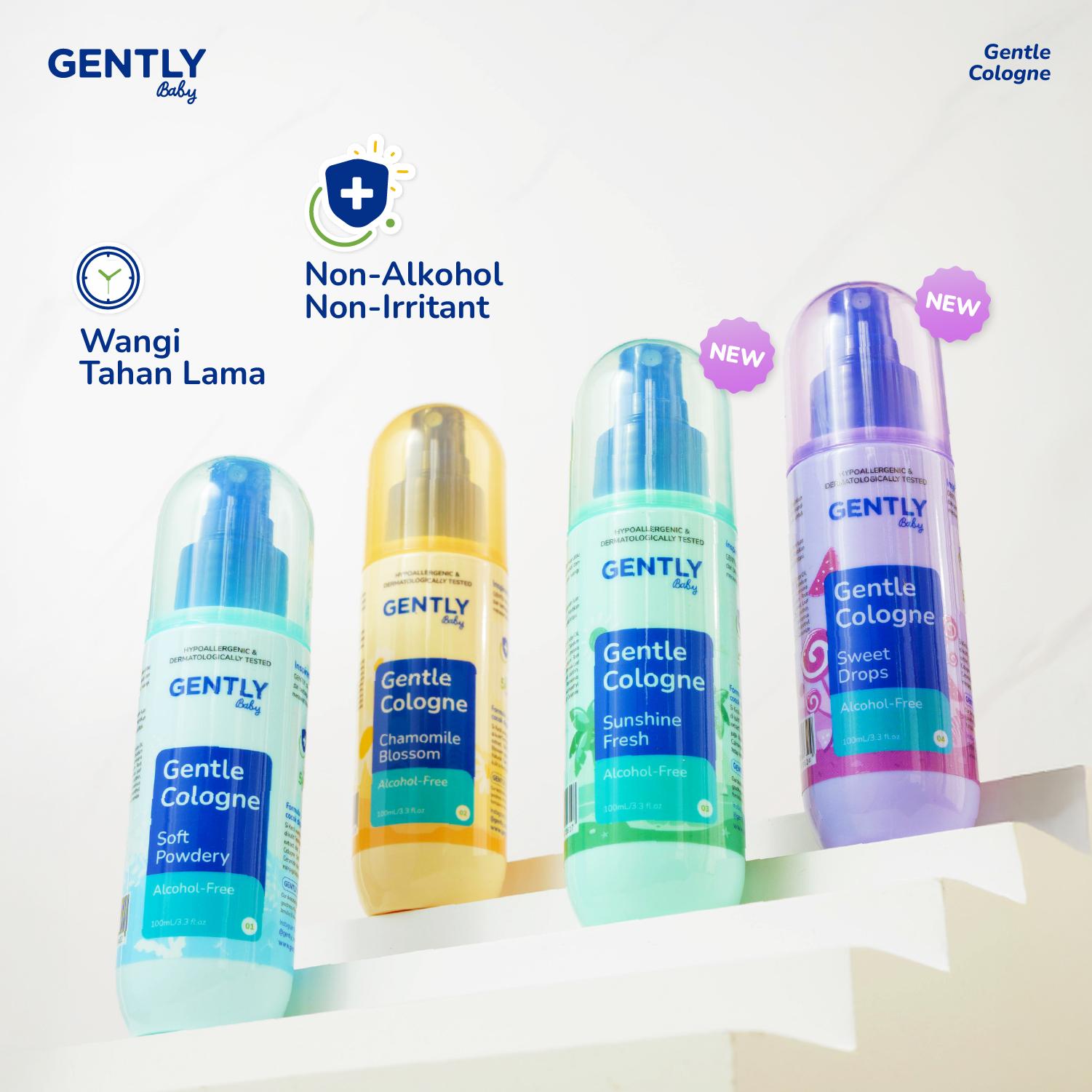 GENTLY Baby Gentle Cologne - Parfum Bayi Non Alkohol - Wangi Parfum Tahan Lama - Newborn & Sensitive-skin Friendly GENTLY Baby Gentle Cologne - Parfum Bayi Non Alkohol - Wangi Parfum Tahan Lama - Newborn & Sensitive-skin Friendly