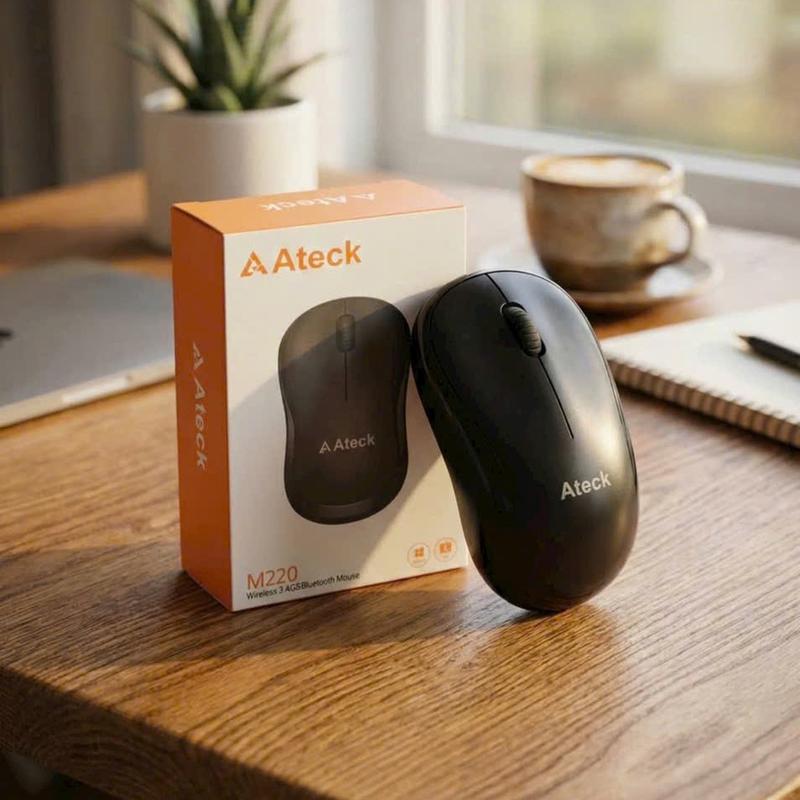 Chuột Không Dây Máy Tính USB + Bluetooth Dùng Trên Mọi Thiết Bị