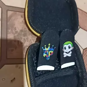 ApKing Omped Sarung Jempol Game Esport  Bahan Sensor Layar Sentuh Gratis dompet motif warna biru