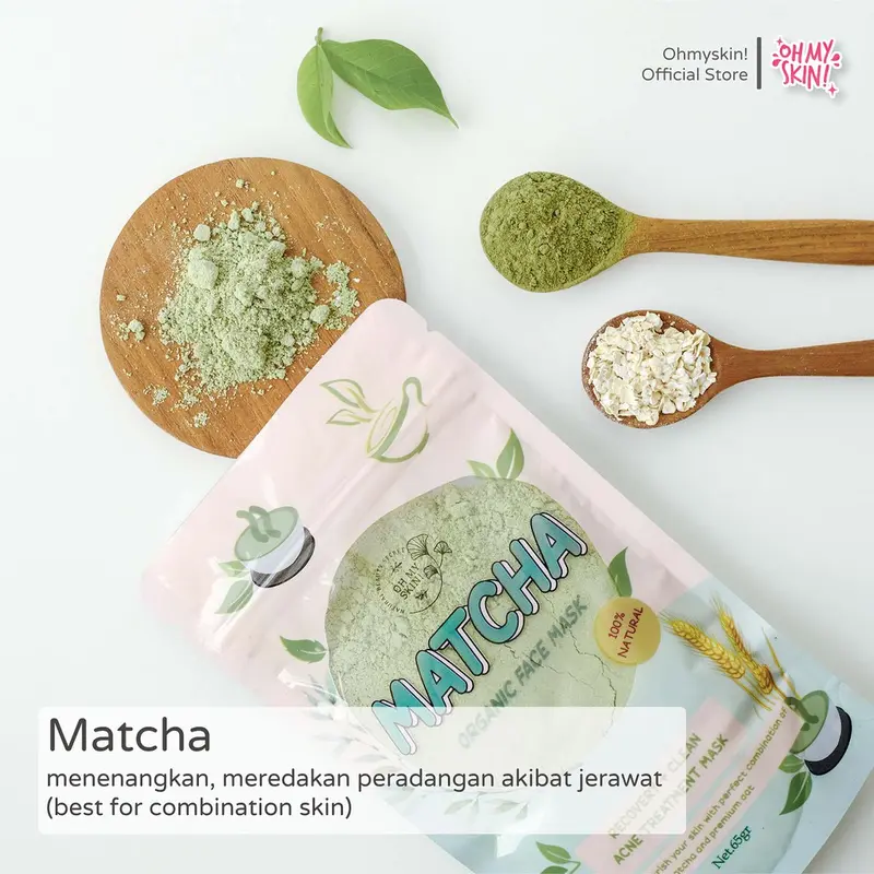 OH MY SKIN MASKER ORGANIK FULL SIZE 65gr Coffee Vitamin Wajah Choco Facial 1