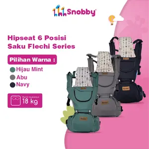 Snobby Gendongan Hipseat 6 Posis + saku sirkulasi Flechi TPG2149