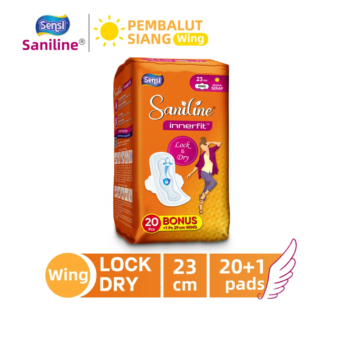 Gunakan siang hari-23cm/20+1 pads