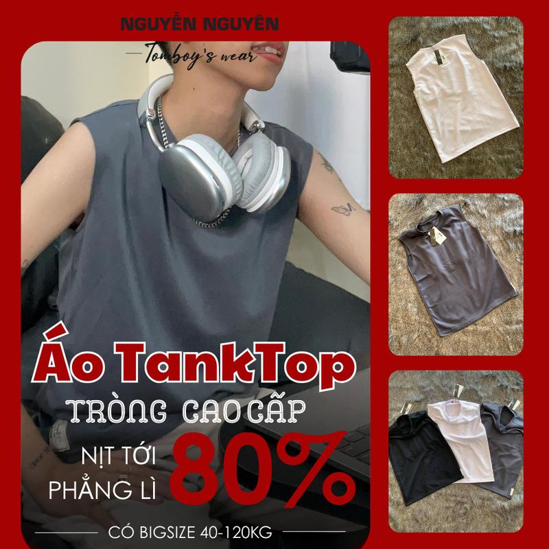 Áo Tanktop Lót Nịt Ngực Tròng Cố Định Ngực Tanktop Tomboy Thể Thao Nữ Form Rộng Tập Gym Chống Sốc Nguyễn Nguyên