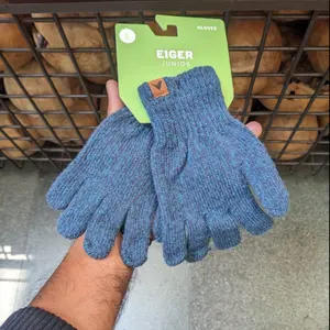 EIGER SARUNG TANGAN ANAK JR MOORLAND KNIT GLOVES - Drak Blue