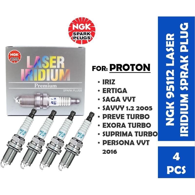 【100% ORIGINAL】NGK 95112 Laser Iridium Spark Plug For Proton - TikTok ...