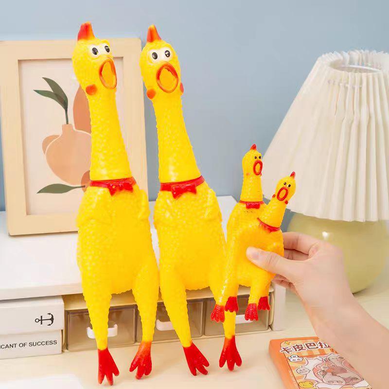   Mua 5 rẻ hơn 1 Combo 1-5 con Gà Đồ Chơi xả stress con gà la hét éc éc 3 size 