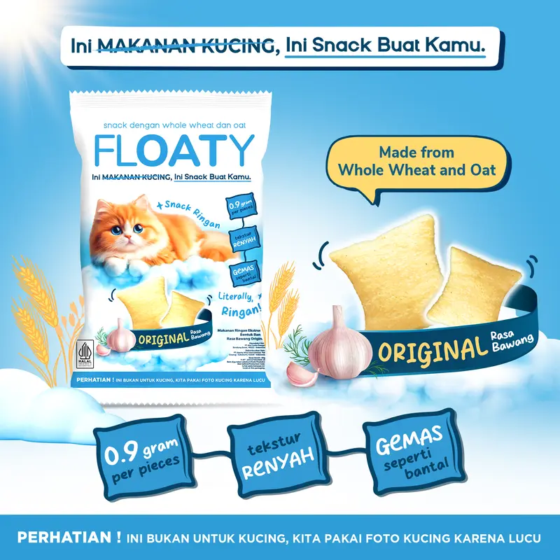BELI 3 GRATIS 2 - Floaty Snack Original 60 gr 1