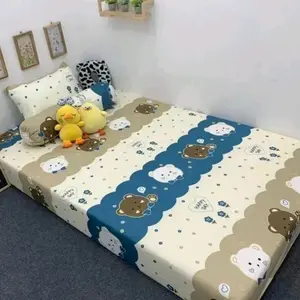 Seprei Aja Ukuran 120x200 Motif Baru Bahan Microtex Dingin Halus Tebal Tidak Luntur Tidur Nyaman