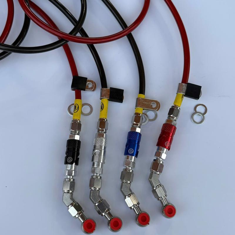  Dây dầu Hel Inox 304 + ngắt dầu Bremb Gp 45 độ 2025 Chính Hãng phụ tùng phanh 