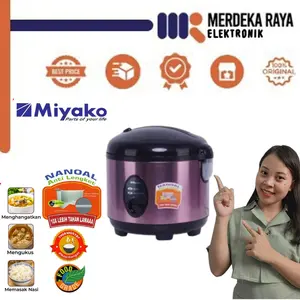 [ POTONGAN HARGA EXCLUSIVE NISA FAUZIAH ] MIYAKO RICE COOKER / MAGIC COM MCM-508 SBC / MCM 508 SBC / MCM508 SBC (1,8 LITER) GARANSI RESMI