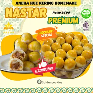 Nastar Premium Homemade Kemasan 250g Kue Kering Homemade Lembut Lumer Kue Kering Halal Best Seller
