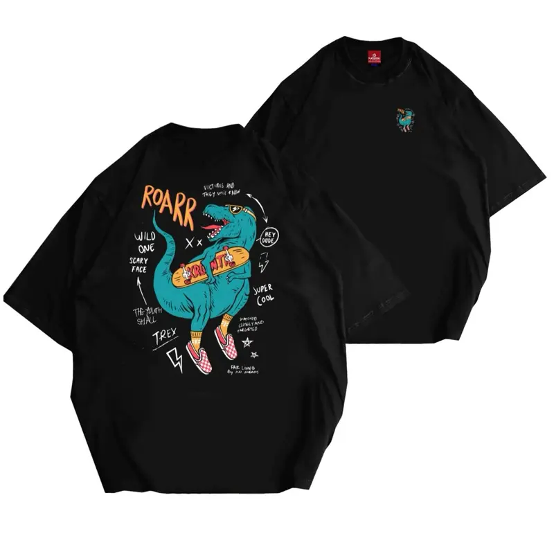 Tshirt OVERSIZE Kaos oversize kanebis  Distro pria wanita Dewasa  premium / baju kaos oversize karun combed 24s unisex high quality Lembut Panjang  Kain Katun Sablon Karet   Hitam Tangan Polos