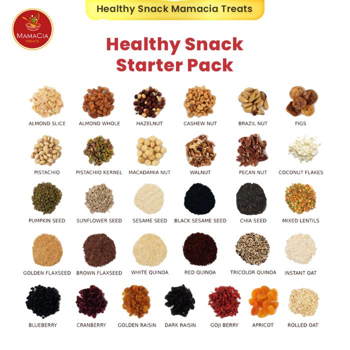 Gambar Mamacia Treats (starter pack) Healthy Nut and Seeds Almond Pistachio Flaxseed Blueberry Dried Fruit - Hazelnut dari Mamacia Treats Kota Surabaya Tokopedia