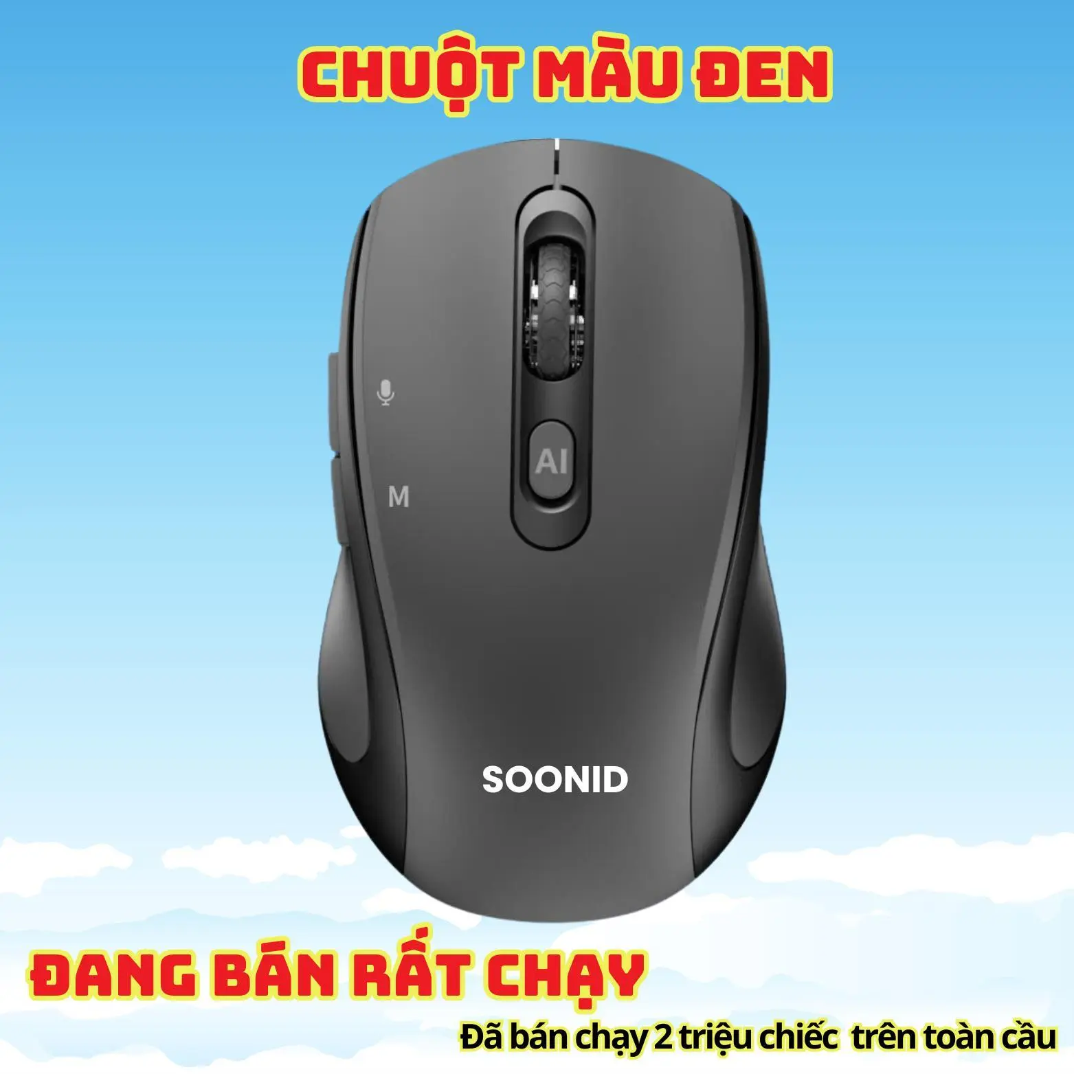 Chuột SOONID AI PLUS, Nói Ra Chữ, Chuyển Giọng Nói Thành Văn Bản, Sạc Pin, Chat GPT, Phiên Dịch, Có AI Thông Minh, Không Dây, Bluetooh | BigBuy360 - bigbuy360.vn Chuột SOONID AI PLUS, Nói Ra Chữ, Chuyển Giọng Nói Thành Văn Bản, Sạc Pin, Chat GPT, Phiên Dịch, Có AI Thông Minh, Không Dây, Bluetooh | BigBuy360 - bigbuy360.vn