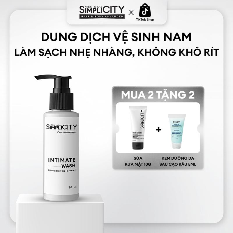 Dung dịch vệ sinh nam Men Stay Simplicity Intimate Wash 80ml