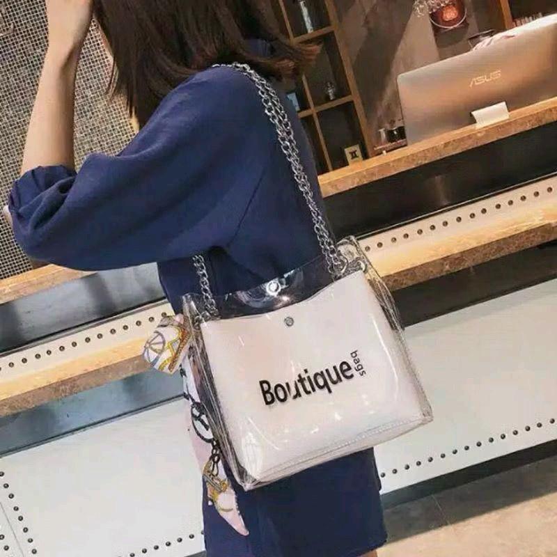 Taz Wanita Elegan Terbaru Wanita Tali Rantai Elegan. 2