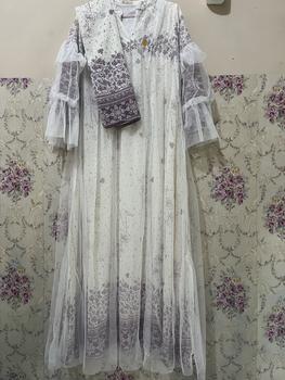 Product Review of Moana Set Hijab Segiempat Gamis Wanita Muslim Mewah Ceruty Babydoll Printing Mix Tille Tutu Cantik from M**a A**h ** 0