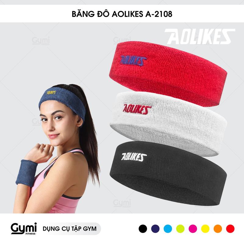 Băng Đô Thun Đeo Trán Thể Thao Thấm Mồ Hôi Aolikes Sport A-2108