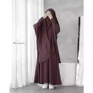 ABAYA FIFAFANA GAMIS UMROH TERBARU 2026 | GAMIS SPECIAL RAMADHAN 2026 | GAMIS LEBARAN 2026 ONE SET KHIMAR KERUDUNG JUMBO FREE CADAR TALI Model Terkini Muslim Wanita Syari Dress