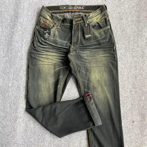 Celana Jeans Panjang Pria Surfing PS Text LOGO BRDR High Quality