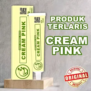 CREAM PINK Obat Herbal Oles Cream Salep Anti Bakteri Gatal Kulit Original 15 Gr