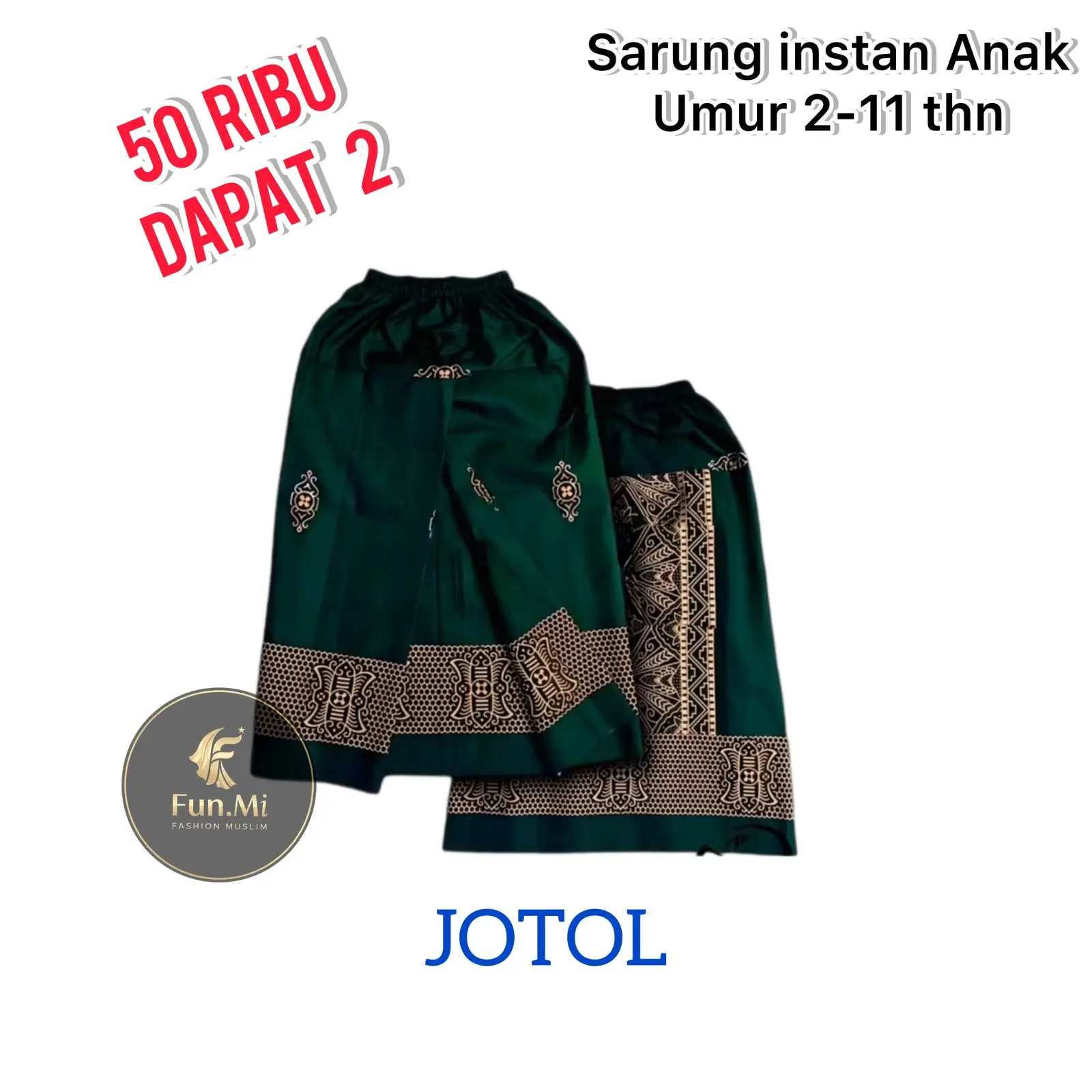 Paket Promo 50Rb Dapat 2 Sarung Instan Anak Laki laki Sarung Instan Anak Motif Muslim Paket Promo 50Rb Dapat 2 Sarung Instan Anak Laki laki Sarung Instan Anak Motif Muslim