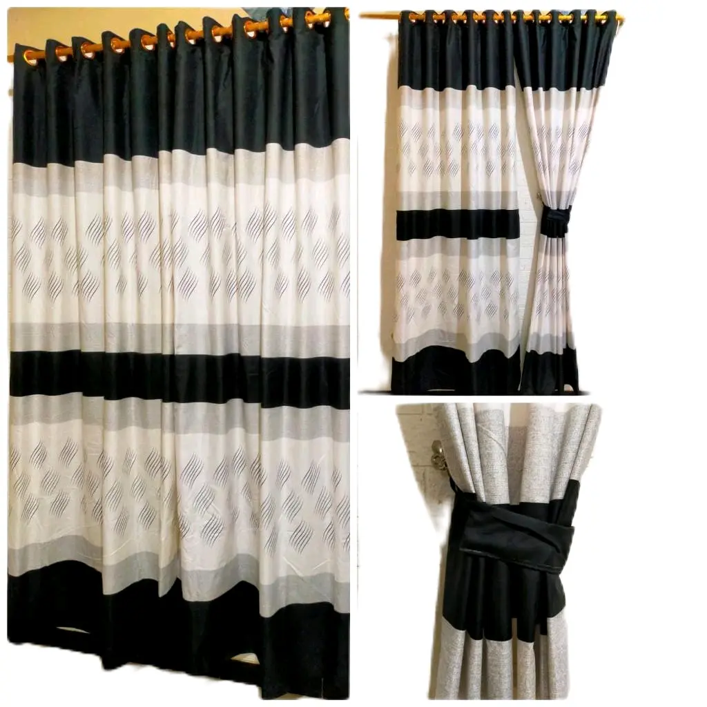 Gorden smokring ring 12 /Gorden minimalis  katun motif terbaru pintu dekorasi Jendela