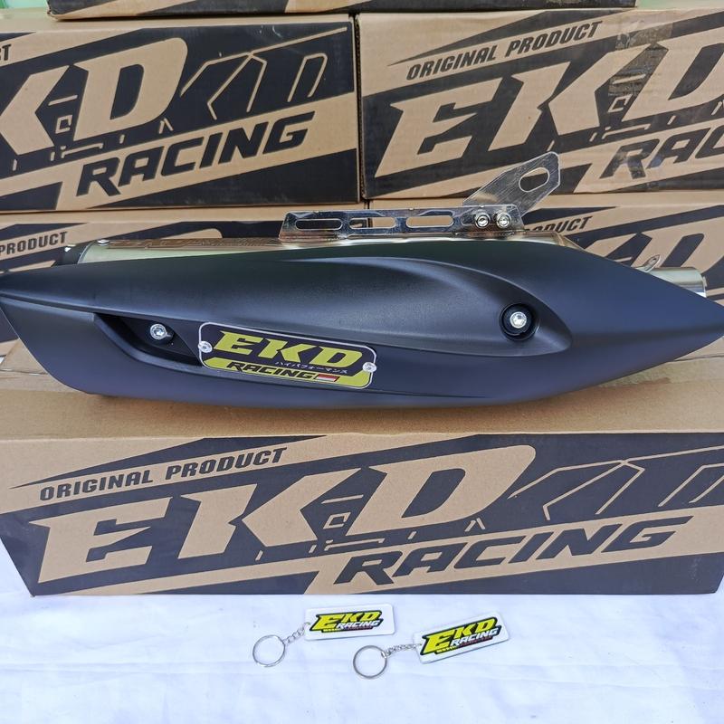 KNALPOT RACING ORIGINAL EKD RACING FULLBASS HARIAN UNTUK MOTOR MEGAPRO VERZA KING CBR 150 FACELIT MX KING BISON GSX 7