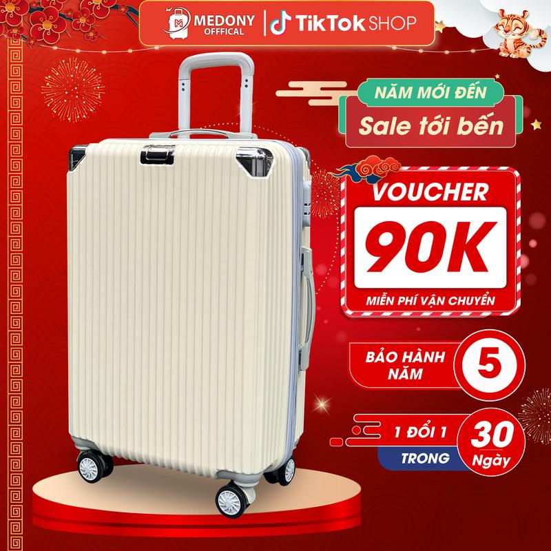  Vali du lịch Medony TK07 vali kéo Cao Cấp Size 20 24 28 Bảo Hành 5 Năm 