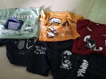 Product Review of PAKET HEMAT 3 STEL / setelan anak cowok 1-4 tahun / setelan baju anak laki laki / kaos baju anak laki from B**n U**n 3