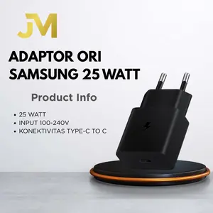 Samsung Charger Original 25W - Power Adaptor USB Type-C Pengisian Super Cepat 25W PD 3.0 PPS - Adapter