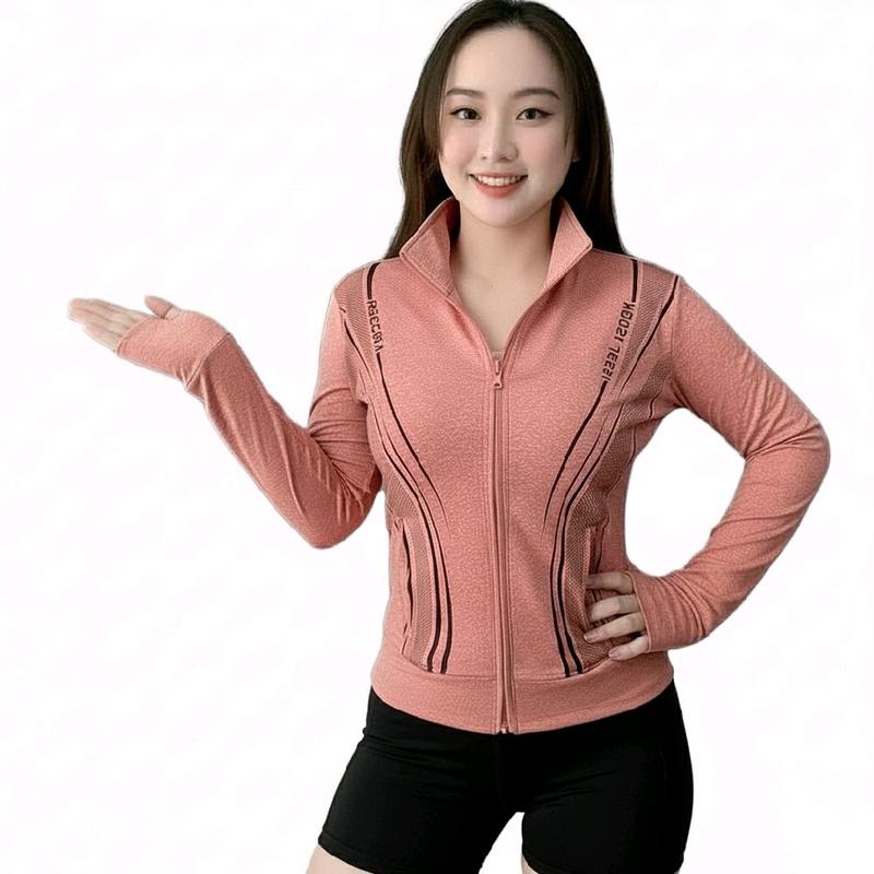  Áo Khoác Đốm CỔ TRỤ KHÔNG NÓN   Có 04 túi túi có khóa kéo Dành cho các bạn nữ mặc ở nhà để dưỡng da  Top Hoodie áo  khoác 