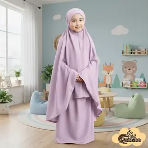 Alfarizi Quinsha Mukena Anak Sekolah Tanggung TK s/d SD 2IN1 Katun Mikro IVY Cantika untuk Pengguna Umur 4 hingga 10 Tahun