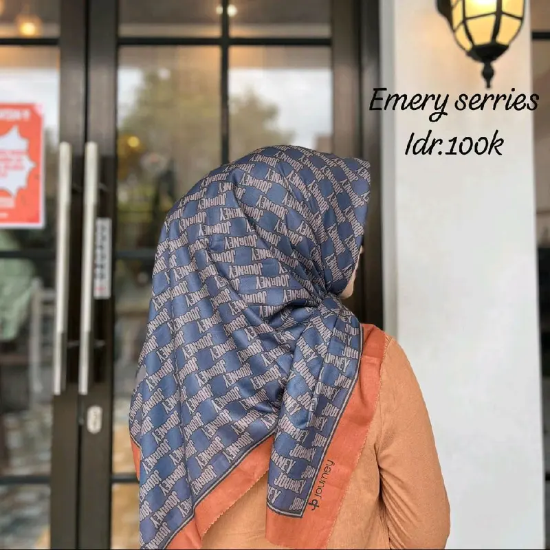 Jilbab Limited Edition Emery Series Journey Scarves - Kerudung, Square, Voal Segi Empat, Muslim, Syari, Wanita 8