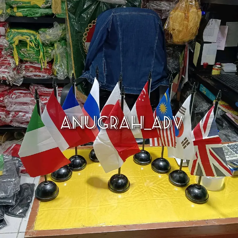 bendera meja negara INGGRIS RAYA + tiang 2