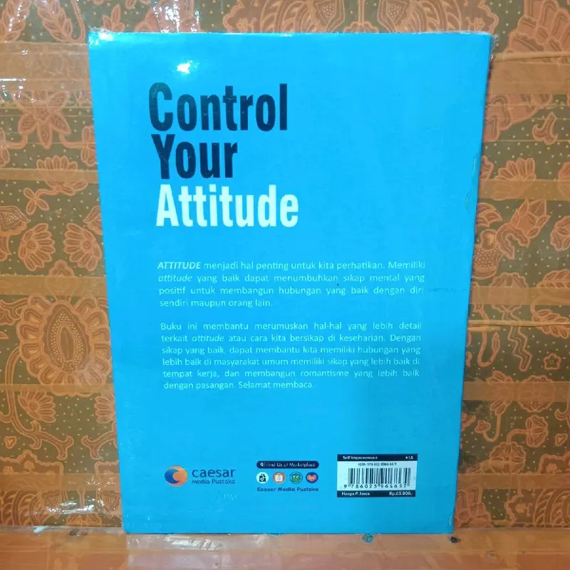 buku control your attitude, yang dapat menjatuhkan adalah sikapmu sendiri 2