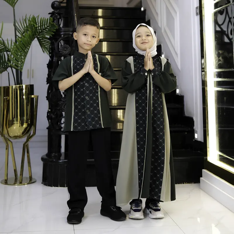 Gwenza - Mufiandra Couple Gamis Koko - Muslim Wanita 2