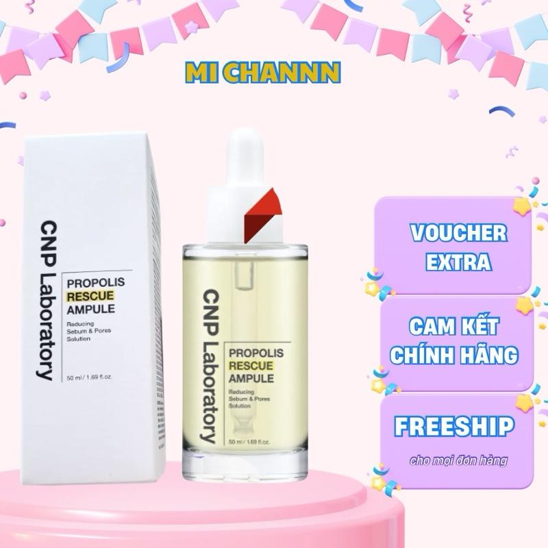 ￼Tinh Chất Keo Ong CNP Laboratory Propolis Ampule Serum CNP Dành Cho Da Dầu Mụn Nhạy Cảm 50ml Mẫu Mới ( HÀNG CÔNG TY - CÓ TEM PHỤ )