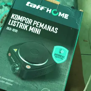 Taffware Kompor Listrik Induksi Portable 1 Mata Tungku Hot Plate Low Watt 500W - DLD-101B