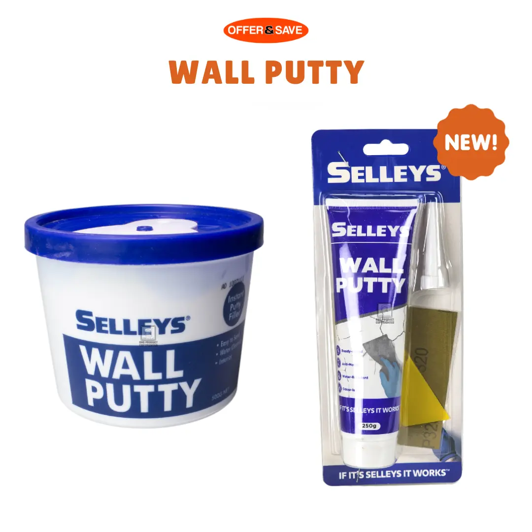 SELLEYS Wall Putty filler Tub/ Tube Version