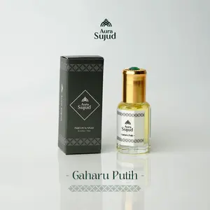 Minyak Wangi Gaharu Putih by Aura Sujud Original 100% Parfum Sunnah Arab Non Alkohol
