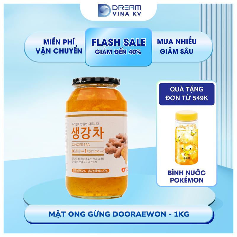  Mật ong gừng DOORAEWON Hàn Quốc - Hũ 1kg 