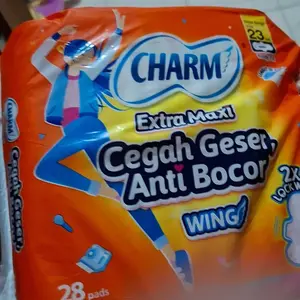 Charm Pembalut Body Fit Extra Maxi 23cm Wing 28 pads