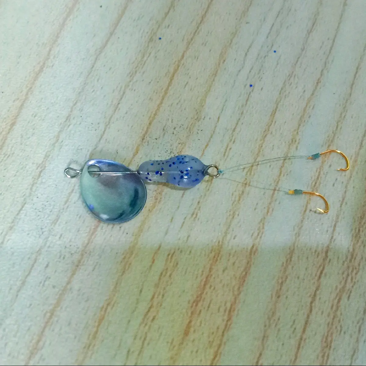 Umpan rayap lure blue glitter