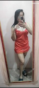 Product Review of 【COD】Buy 2 Get 13%off Women's Ice Silk Nightgown Lace Seamless Female Sleepwear Skin Friendly Comfortable Home Clothes Thin Shoulder Straps Solid Color Simple One-piece Sitro Nightdress For Ladies For 40~60KG from M**e 2
