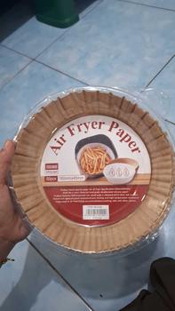 Product Review of [BEC] Air Fryer Paper Anti Lengket / Kertas Alas Air Fryer / Baking Paper Tahan Minyak Sekali Pakai / Kertas Air Fryer 50 Pcs from A**a m**a 0