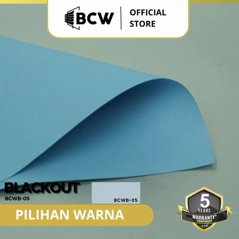 Roller Blind Blackout Chain 38 BCW, Garansi 5 Tahun 7