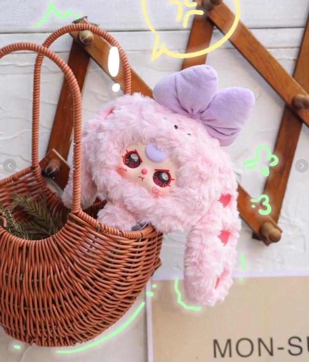 Product Introduction of Baby three three-year-old magic mirror magic mirror series plush blind box toys trendy play pendant 3
