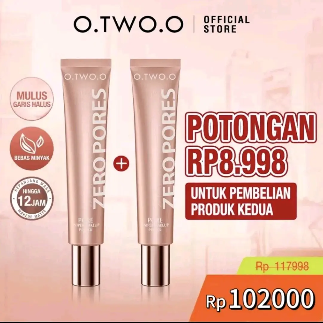 [2 pcs Primer] O.TWO.O Makeup Base Cream Invisible pore soft Focus makeup primer